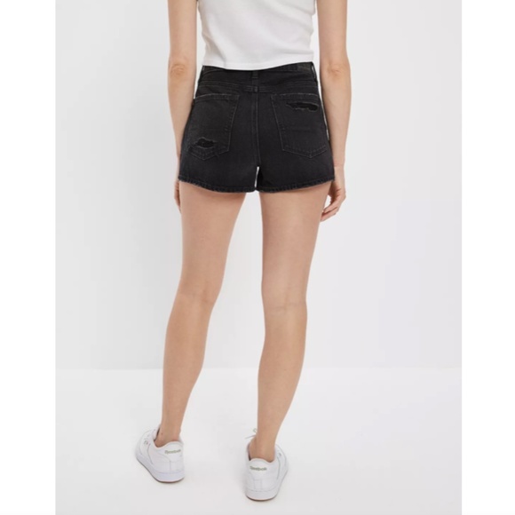 NEW AE Denim Mom Short in Black - size16 - Picture 3 of 5